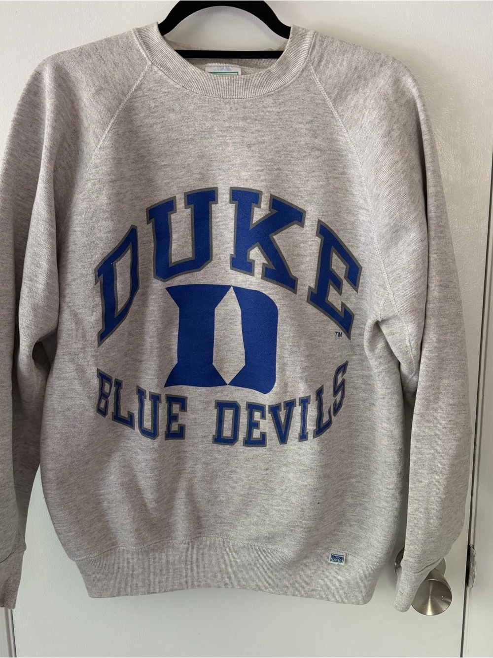 Duke Blue Devils Gray Crewneck Sweatshirt